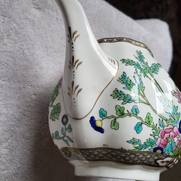 VTG COALPORT INDIAN TREE TEAPOT ENGLAND ORIGINAL ENGRAVING 1801 BONE CHINA RARE - Picture 7 of 12